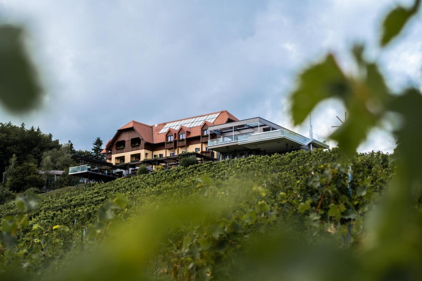 Mahorko Wein Wellness Wasserbueffel Glanz an der Weinstraße Eksteriør bilde