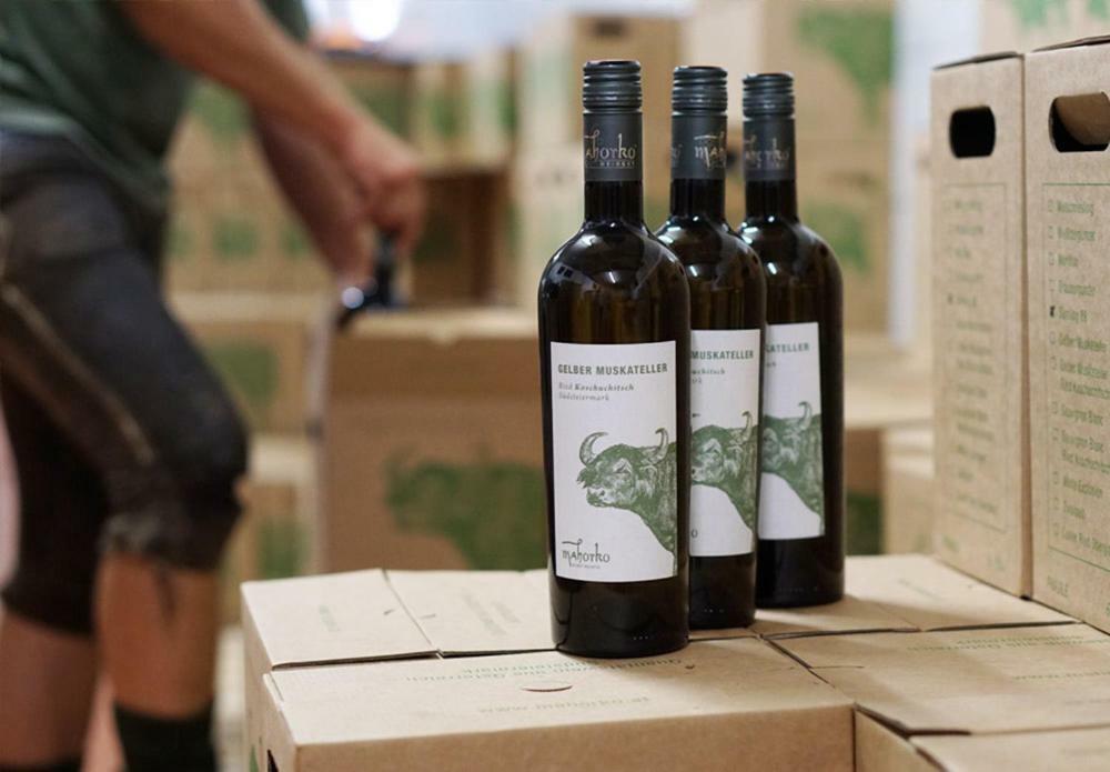 Mahorko Wein Wellness Wasserbueffel Glanz an der Weinstraße Eksteriør bilde